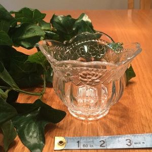 Glass votive holder